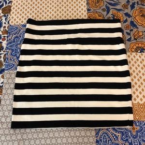 Striped Pencil Skirt
